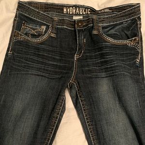 Hydraulic skinny jeans